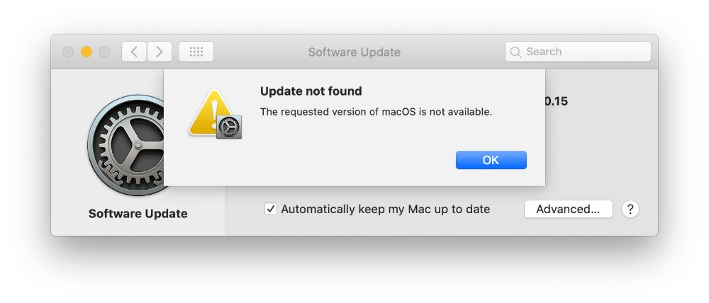 macOs Update