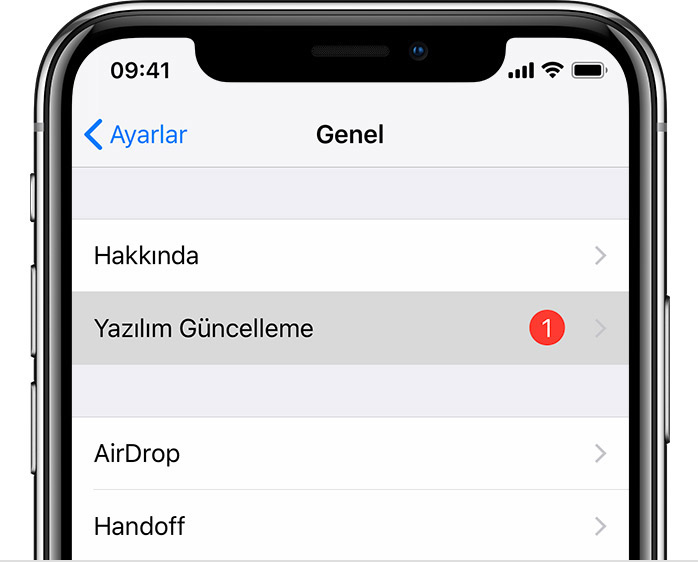 iphone guncelleme nasıl yapılır