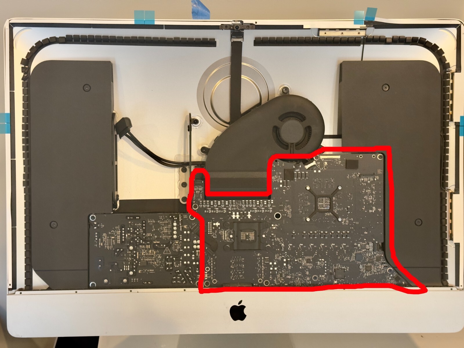 iMac 27 inç Intel anakart yapısı ve tamir